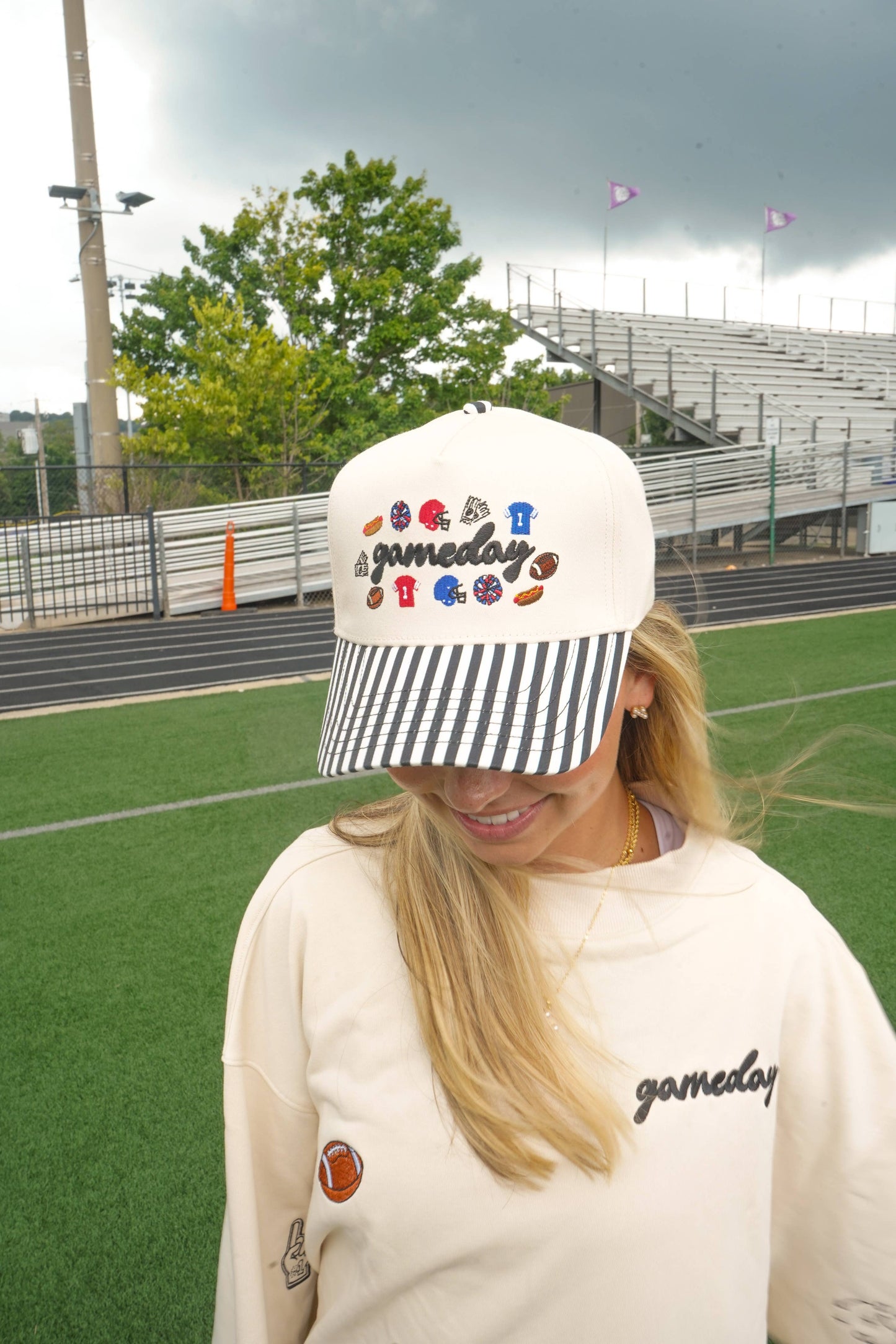 Gameday Football Icon Embroidered Hat