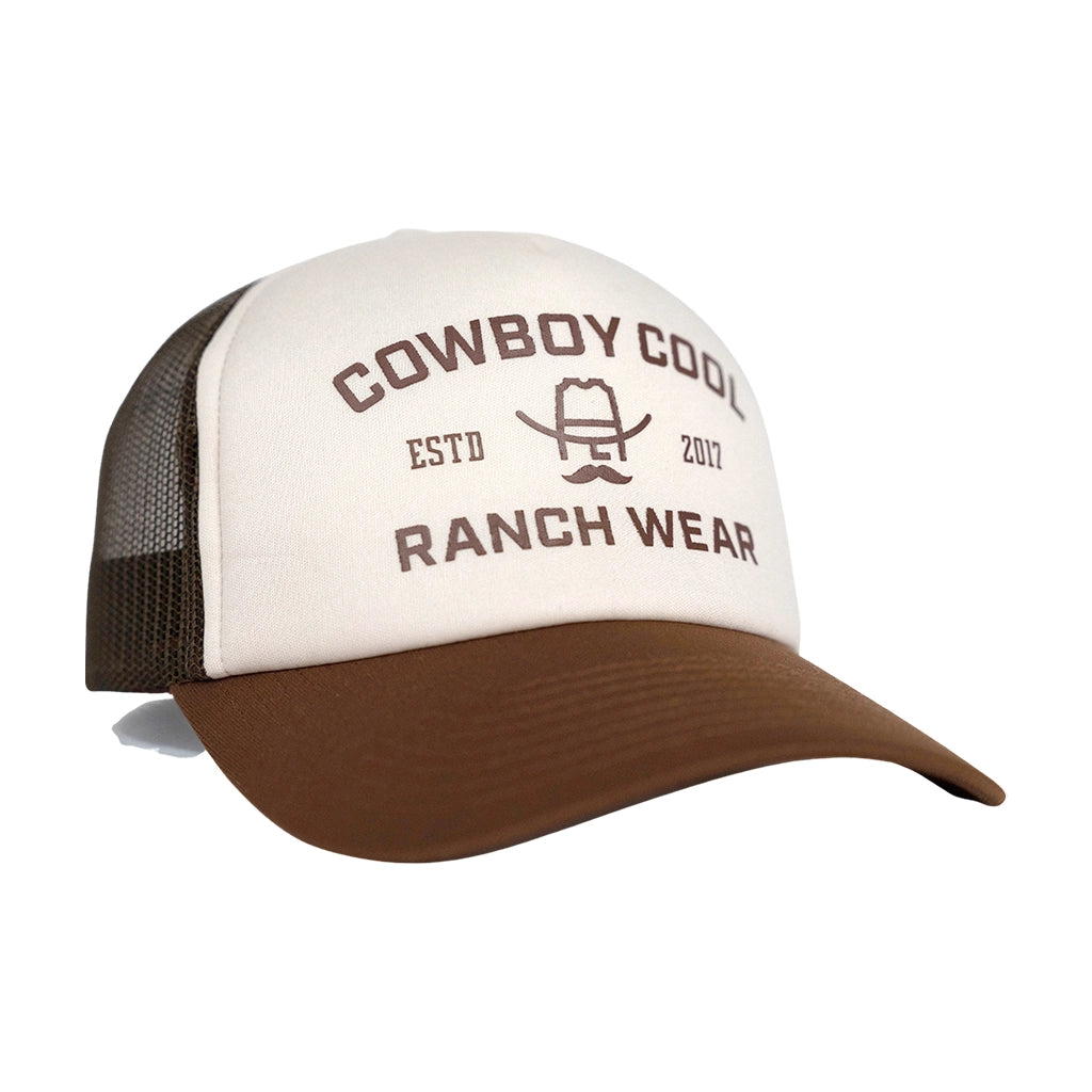 Mens Cowboy Cool Ranchwear Trucker Hat