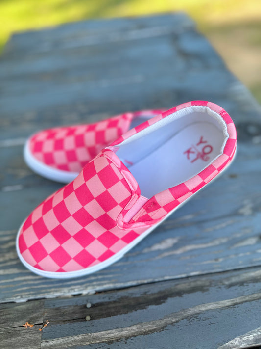 Girls Keith Checkered Sneaker