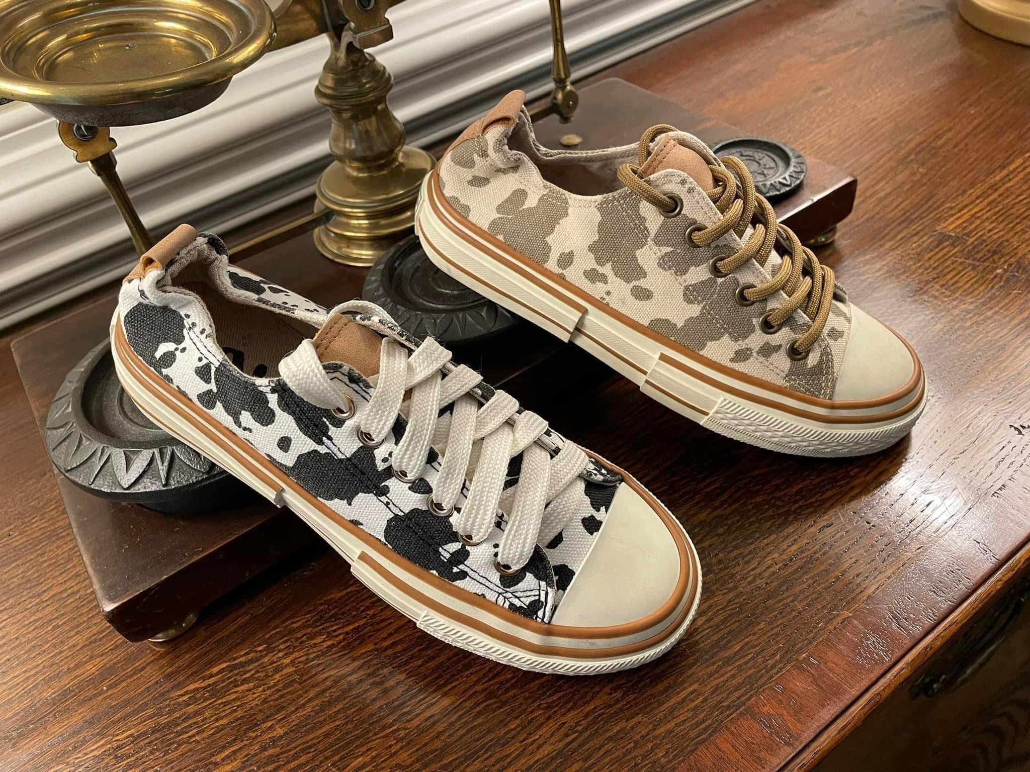 Very G Driana Cow Print Sneakers – Bellum&Rogue