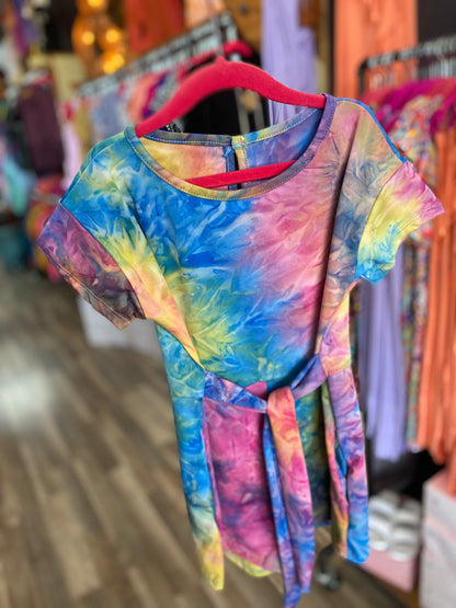 **SALE!** Girls Tie Dye Romper