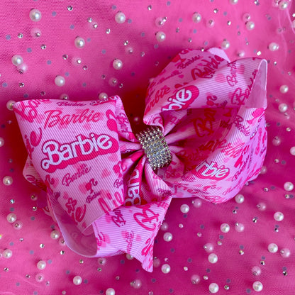 Rhinestone Printed Bows