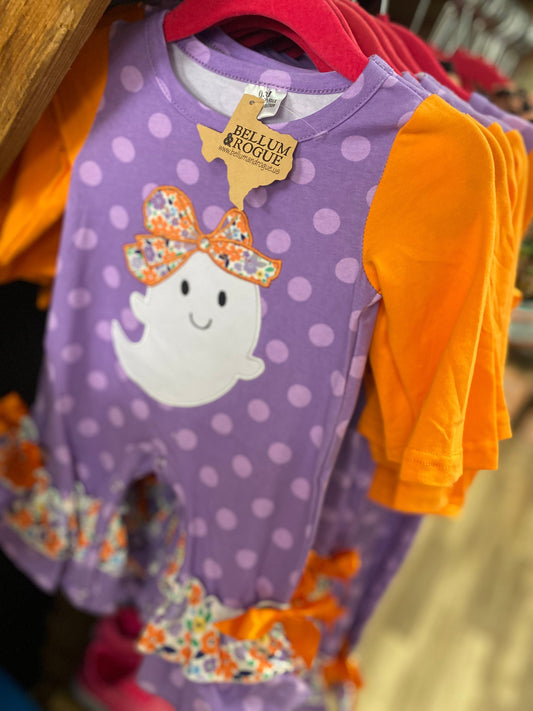 Baby Girl Ghost Romper