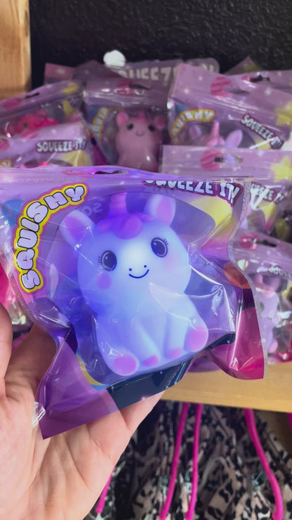 Squishy Light Up Unicorn Toy