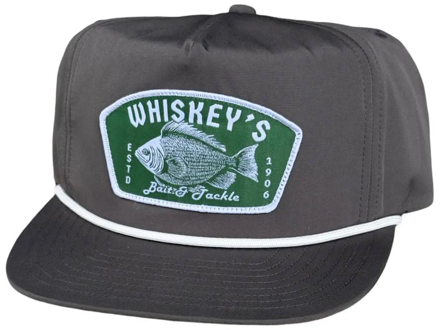 Whiskey Bent Hat Co. Bait & Tackle Grey Hat