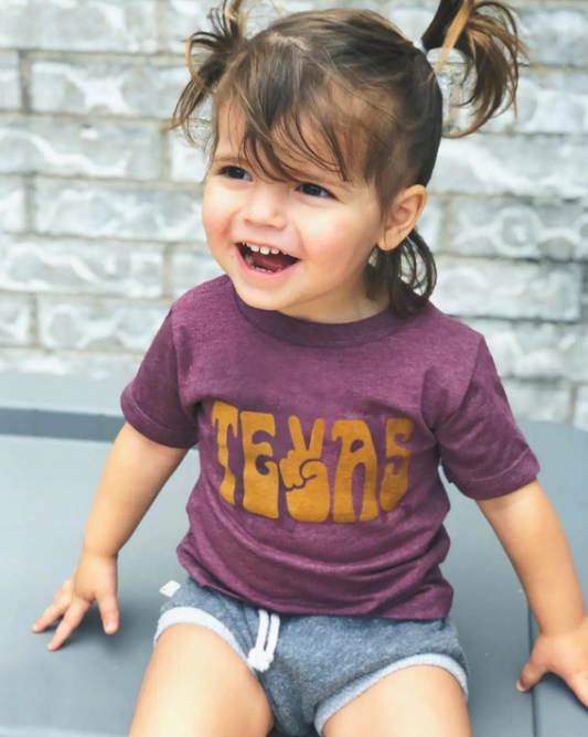 Girls Peace Texas Tee (Size 4T)