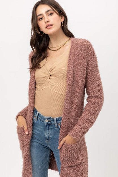 Kensington Fuzzy Popcorn Cardigan