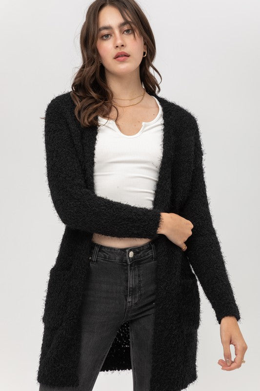 Kensington Fuzzy Popcorn Cardigan