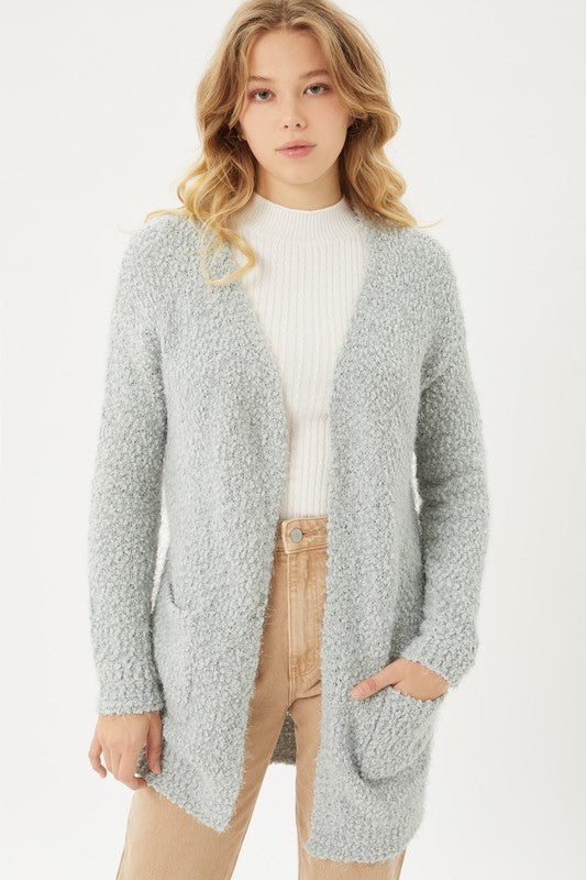 Kensington Fuzzy Popcorn Cardigan