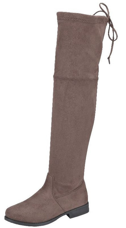 Rosalind Suede Knee Boots