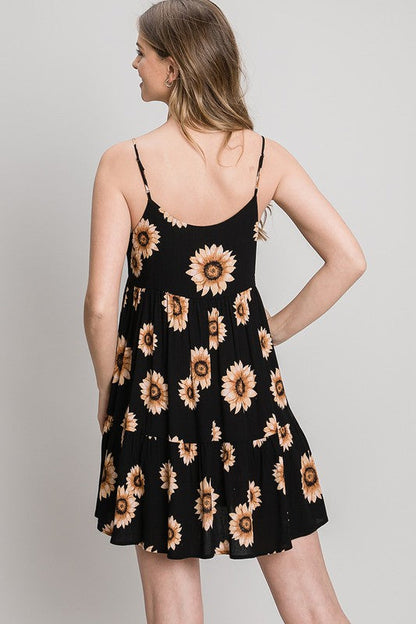 Sunflower Mini Dress
