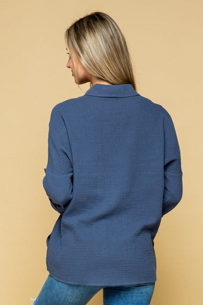 **SALE!!** Anson Lightweight Coco Buttondown