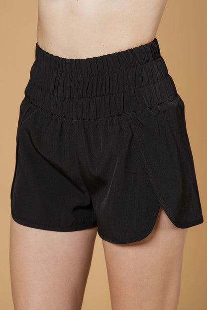 High-Waist Athletic Shorts