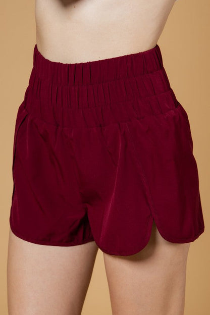 High-Waist Athletic Shorts