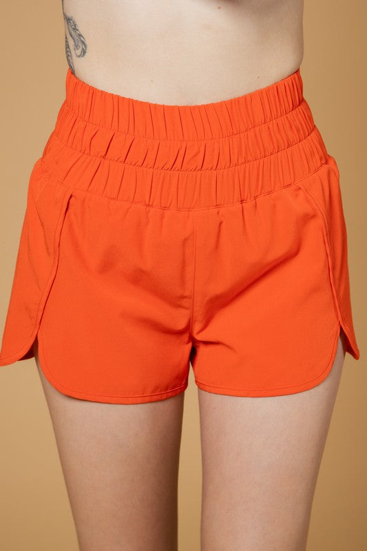 High-Waist Athletic Shorts