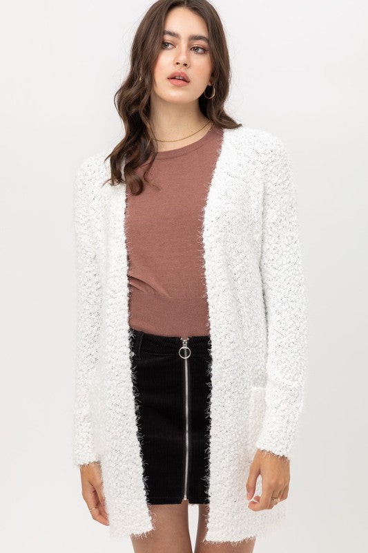 Kensington Fuzzy Popcorn Cardigan