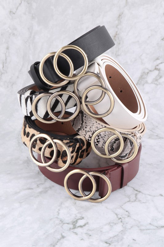**SALE!!** Thin Double Ring Belt
