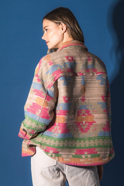 **SALE!** Mid Marlowe Aztec Shacket
