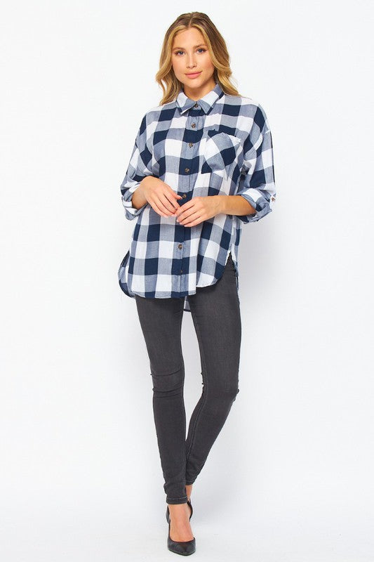 Delta Buffalo Plaid Buttondown