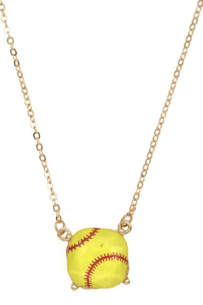 Sports Cushion Cut Necklace