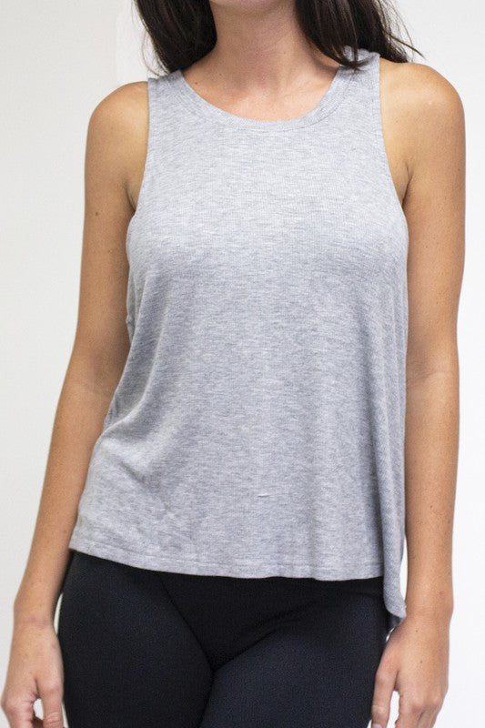 **SALE!** Basic Ribbed Tank