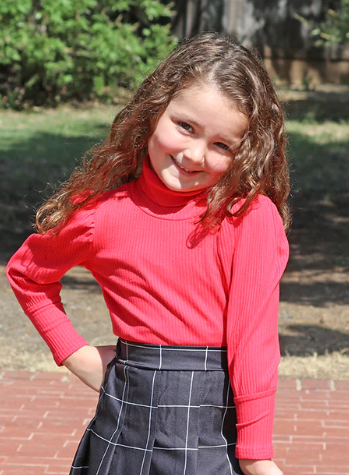 **SALE!** Girls Red Turtle Neck