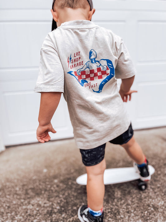 Boys Red, White and Boom Tee