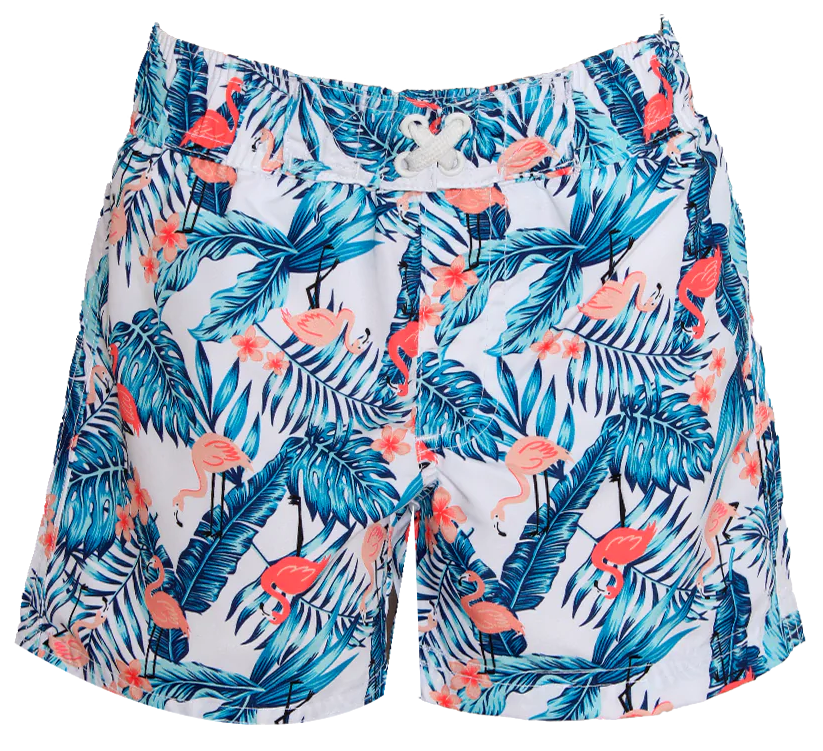 Toddler Boys Flamingo Swim Trunks
