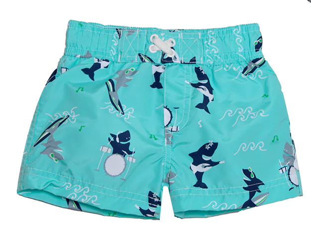 Baby Boys Shark Swim Trunks – Bellum&Rogue