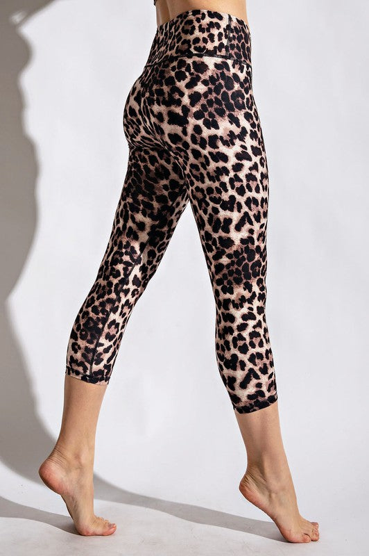 **SALE!!** Leopard Capri Yoga Pant (Size 3X)