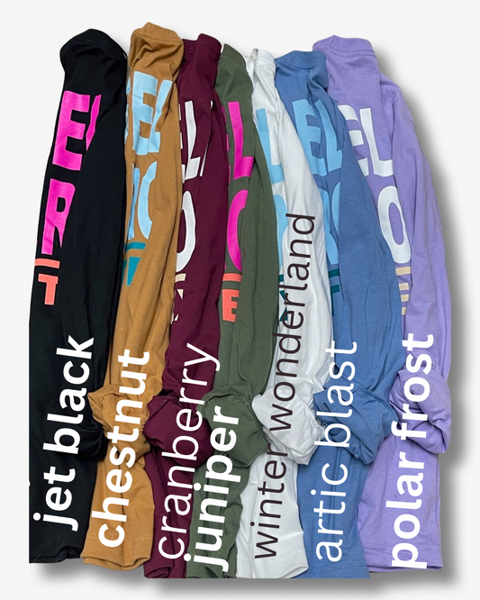 **SALE!** Adult Long Sleeve Tee Original Store Logo **WINTER COLLECTION!**