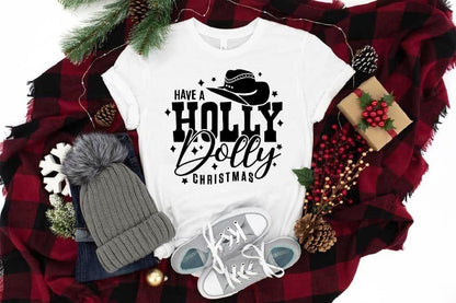 **SALE!!** Holly Dolly Christmas Tee & Sweatshirt