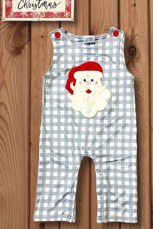 Baby Boys Christmas Overall Romper