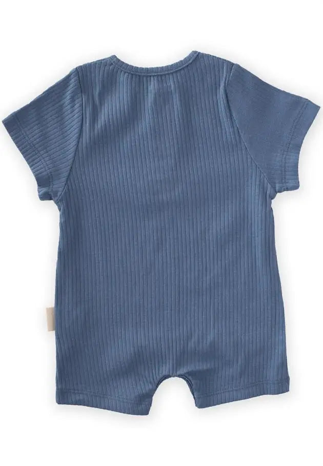 Baby Boy Ribbed Rompers