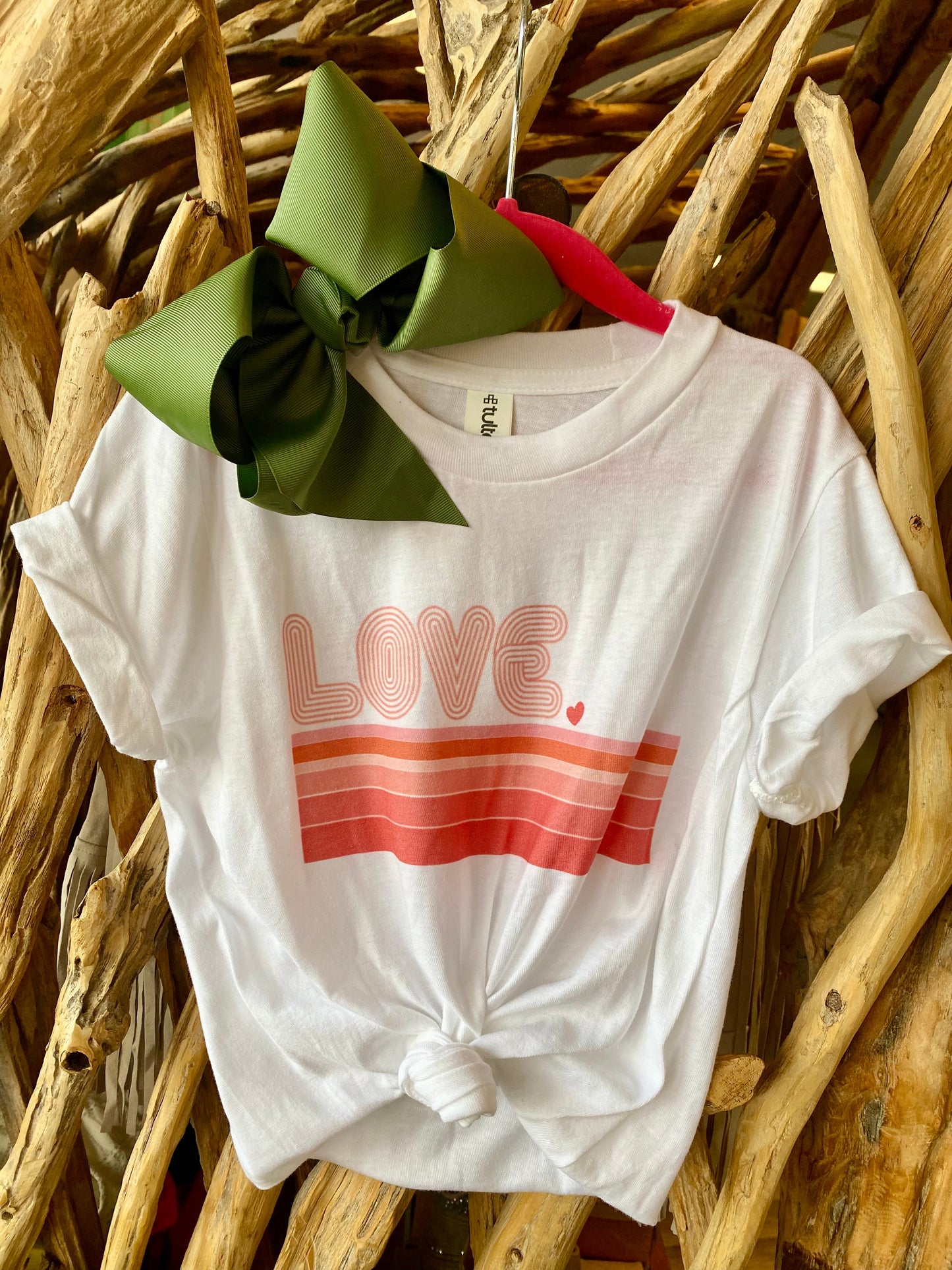 Girls Retro Love Tee