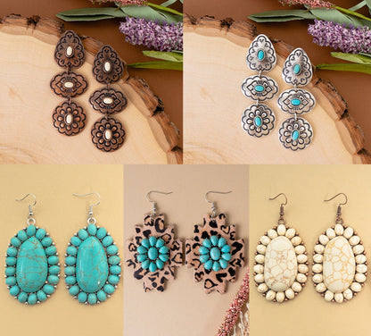 Abilene Concho Earring Collection