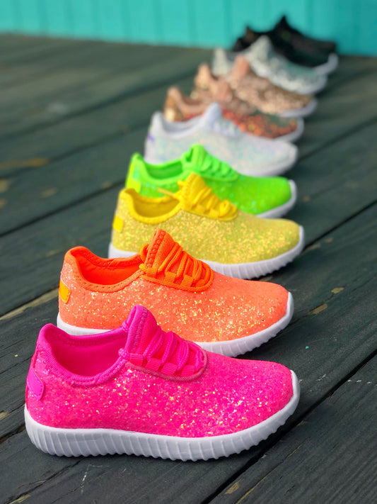 KIDS Remy Glitter Sneakers