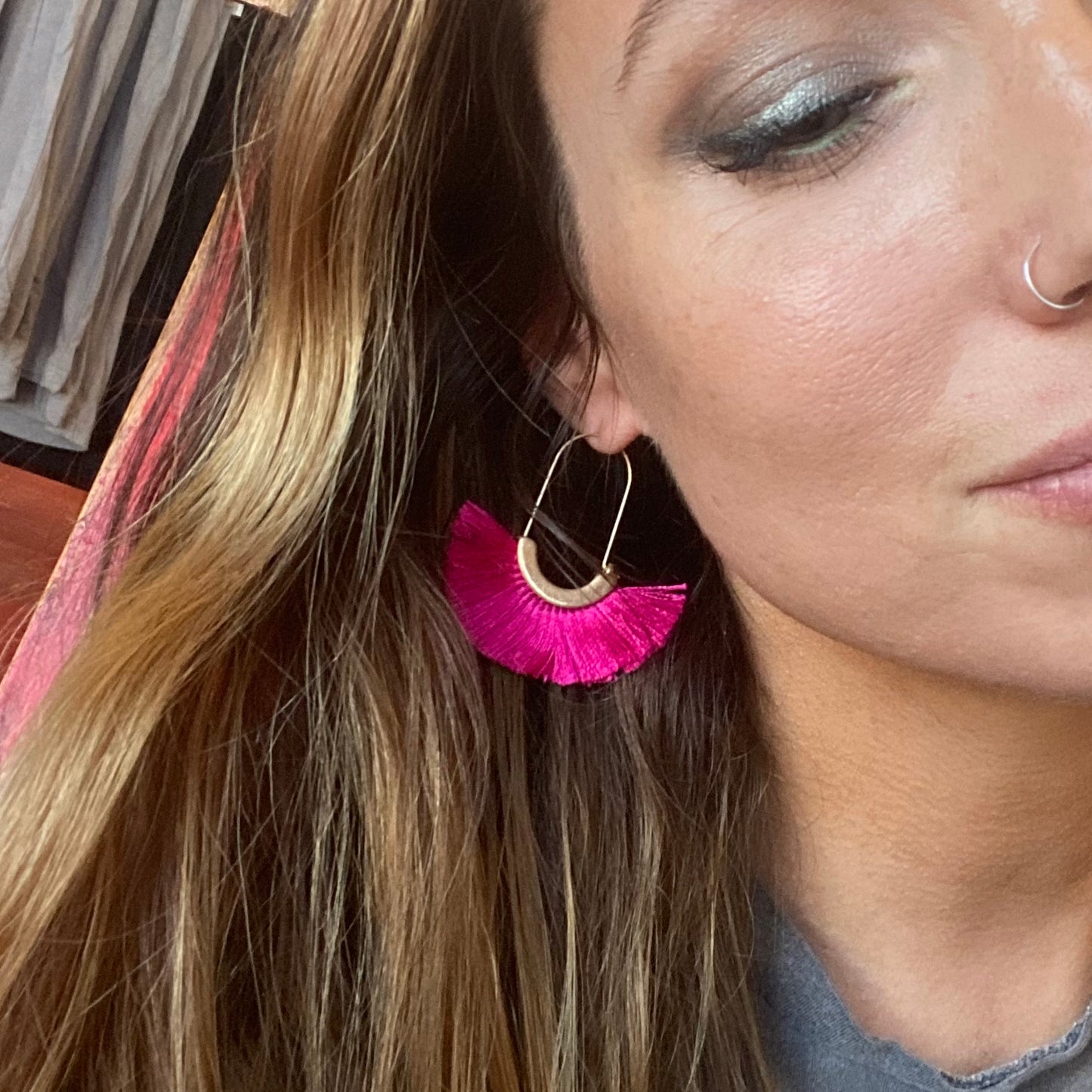 LaPorte Fan Earrings