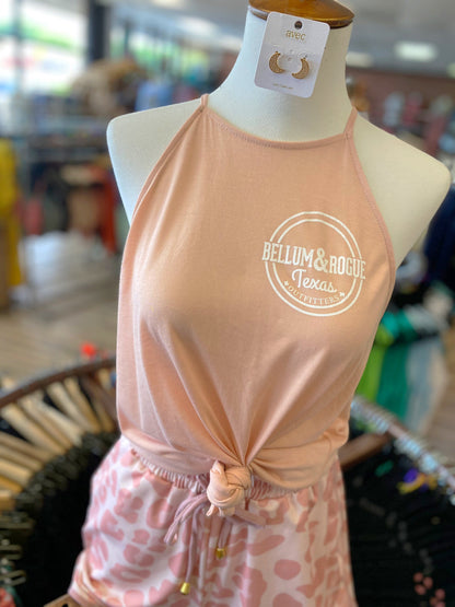 **SALE!** Neck Racer Back Logo Tank (Size 2X)