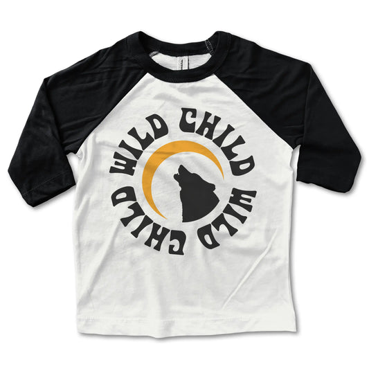 Boys Wild Child Coyote Raglan