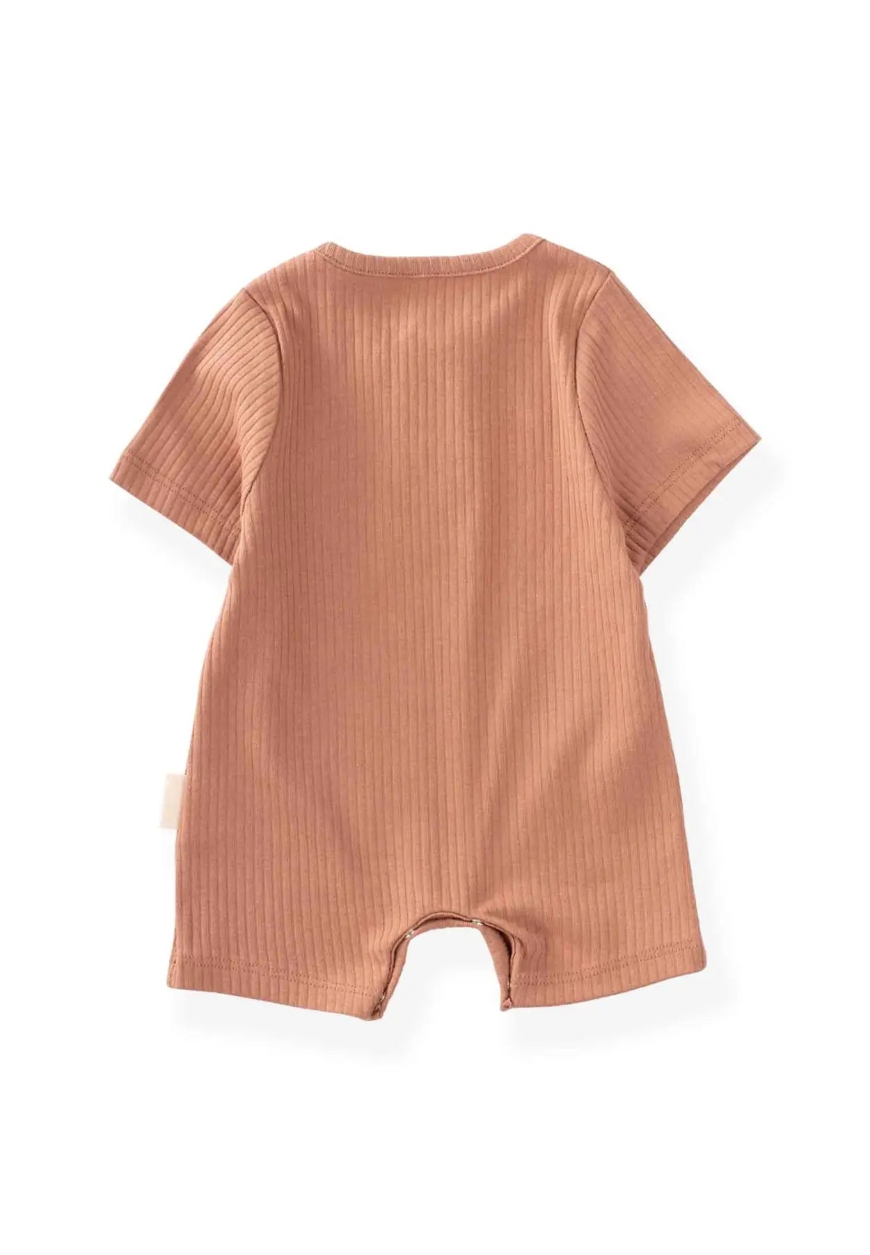 Baby Boy Ribbed Rompers