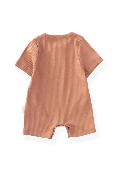 Baby Boy Ribbed Rompers