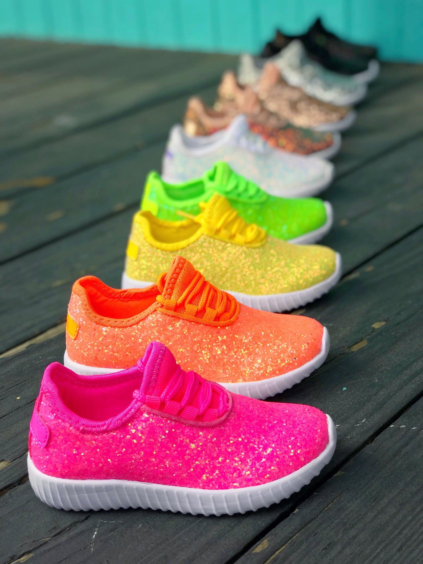 Baby/Toddler Glitter Sneakers (Size 5)