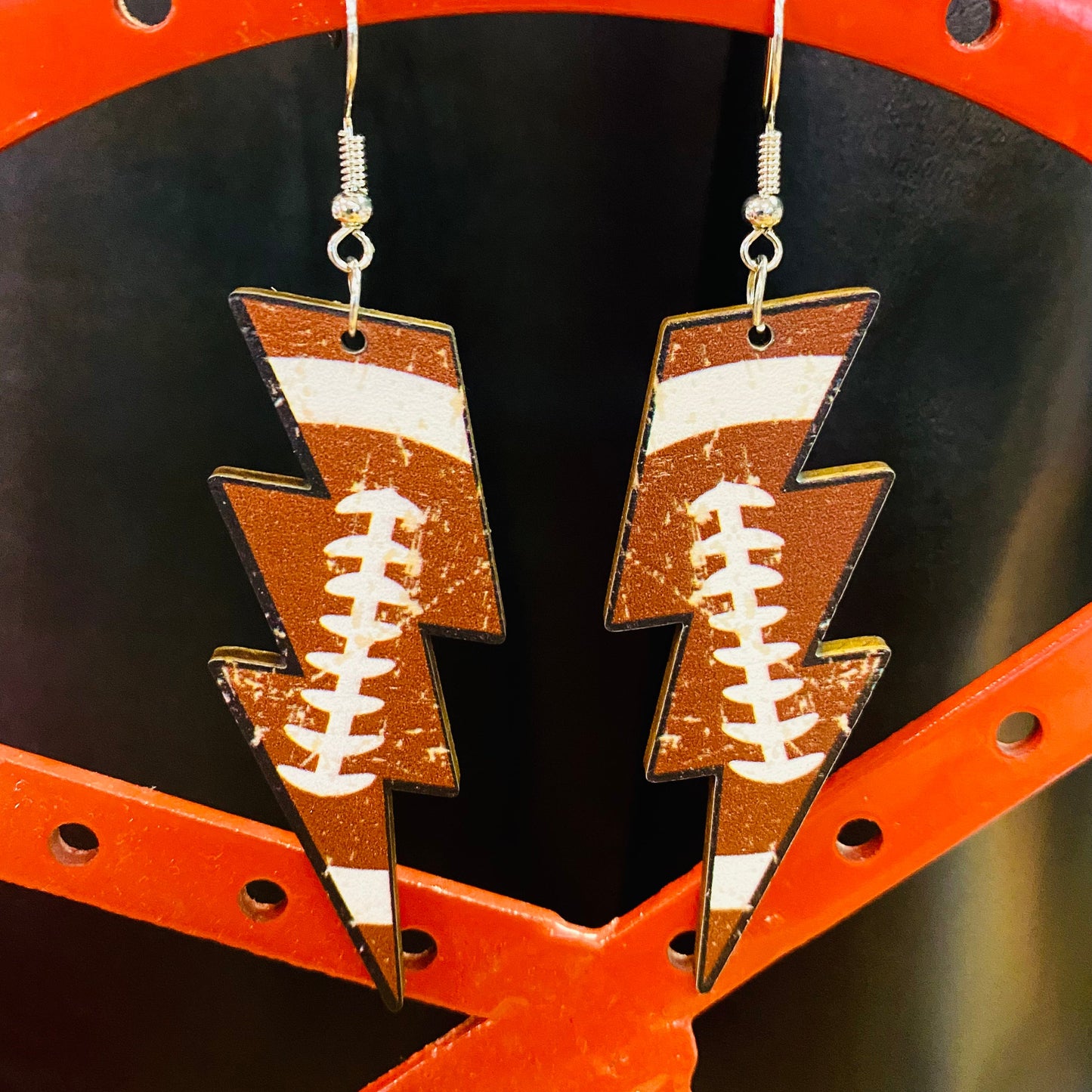 Sports Lightning Bolt Earrings