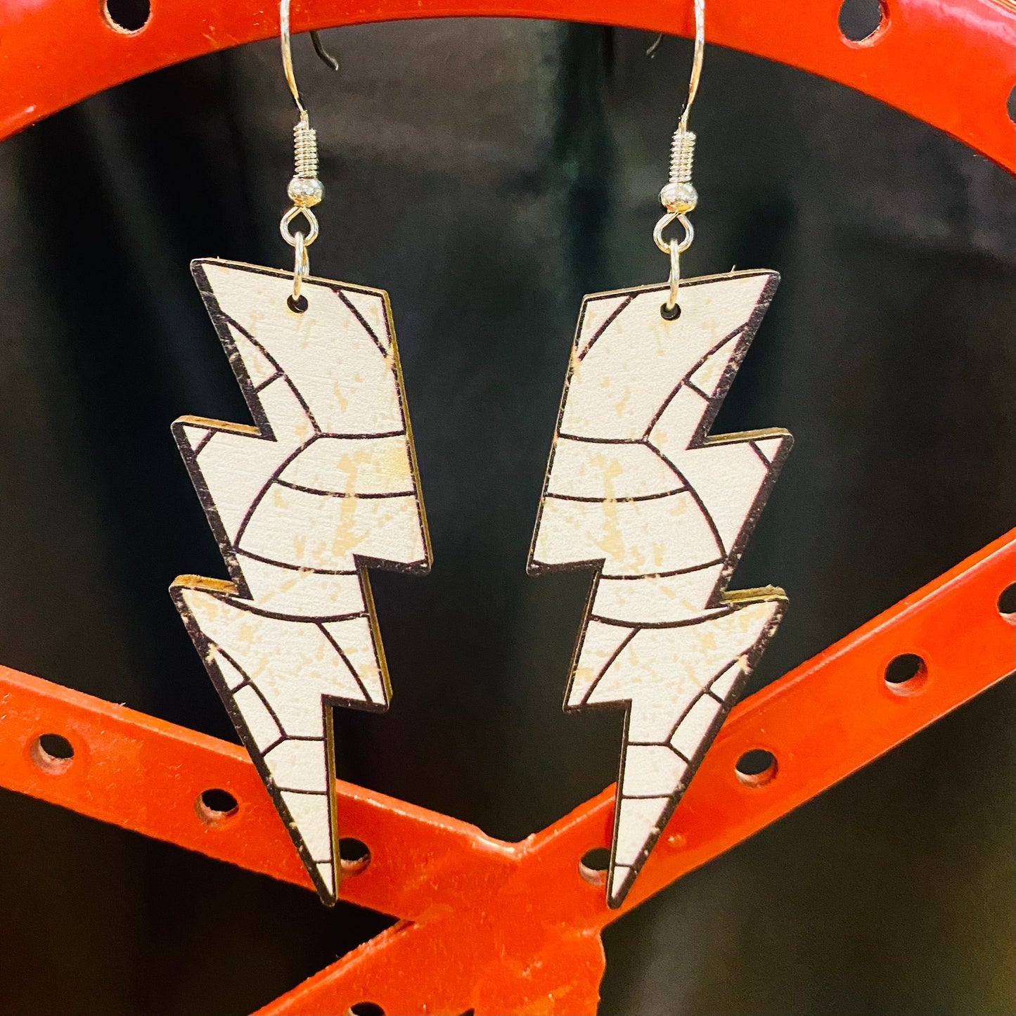 Sports Lightning Bolt Earrings