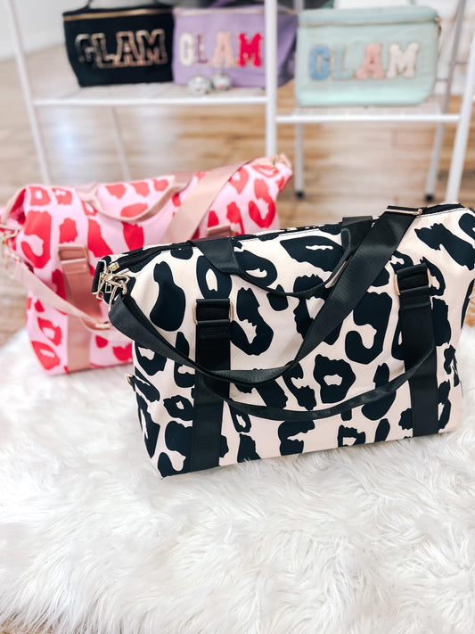 Leopard Duffel Bag