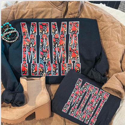Kid Girls Mini Floral Sweatshirt