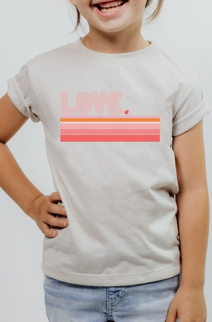 Girls Retro Love Tee