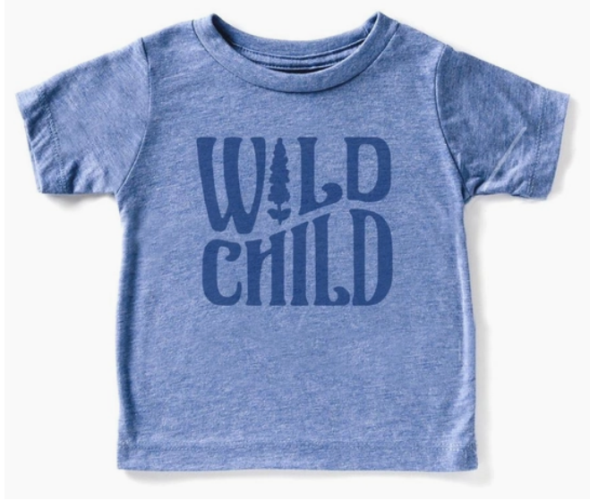 Girls Bluebonnet Wild Child Tee